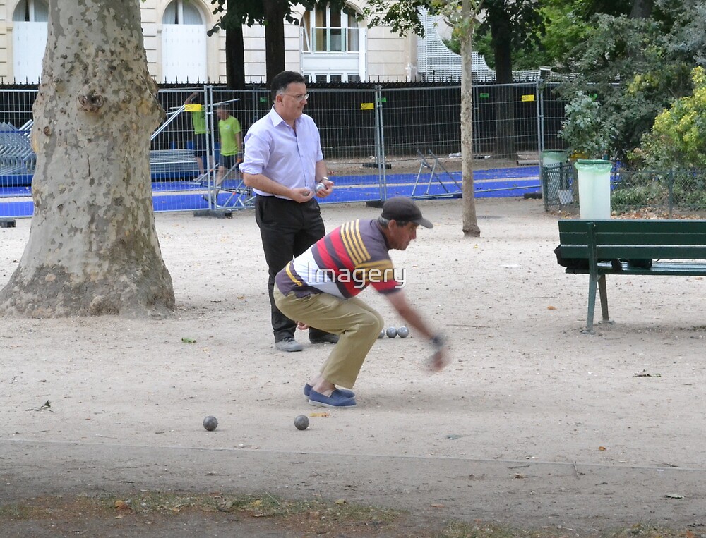 Pétanque Players in Paris France