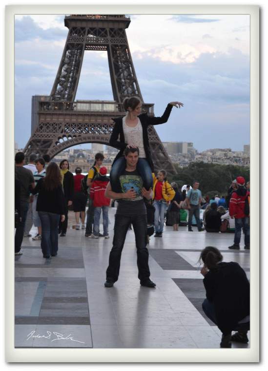 Pinching the Eiffel Tower