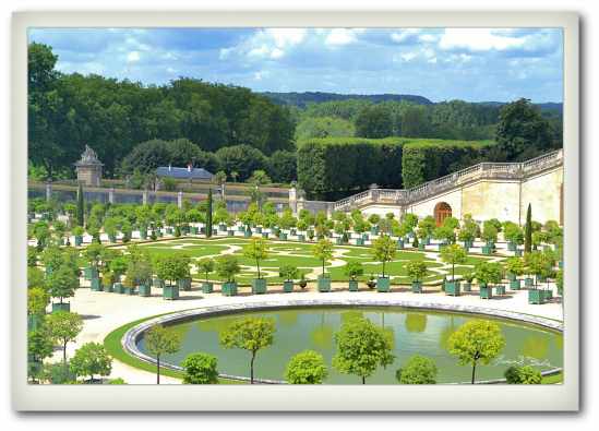 A view form the Palace at Versailles