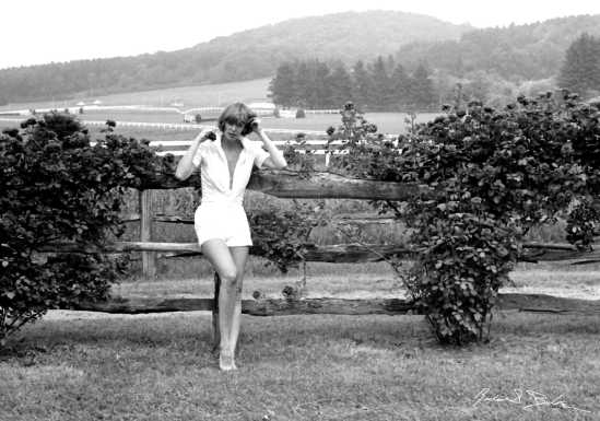 Carole at Rolling Rock