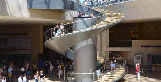 Elevator at the Louvre