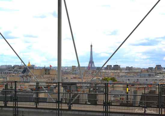 Paris from the The Pompidou Center