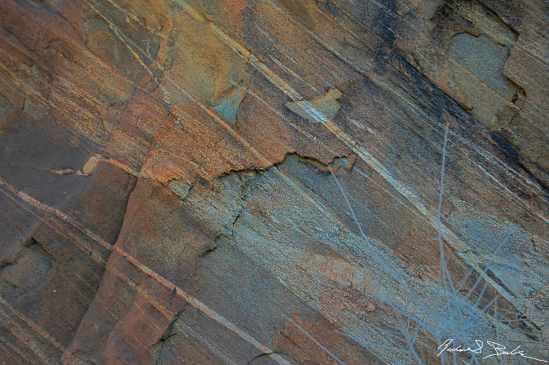 Rock Striations.