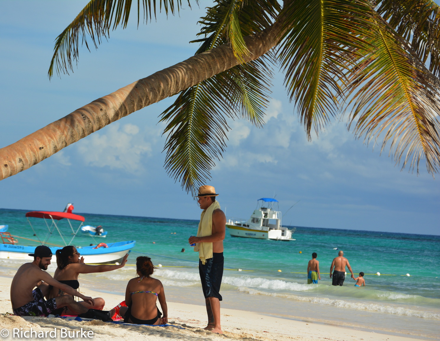 Holding Court on the Beach